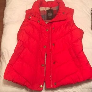 Red vest from gap